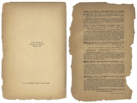 1919 Edition of Albert Einstein's Theory of Relativity -- Housed in Custom Clamshell Case & Slipcover